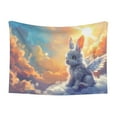 thumbnail image 1 of JUNZAN Waterproof Pet Blanket Dog Blankets, Sunshine Colorful Cloud Rabbit Pattern Printing Super Soft Warm,Urine Proof Washable Pet Blanket, 1 of 5