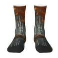 thumbnail image 1 of JUNZAN White Horse Autumn Birch Mens Funny Socks for Men Women Colorful Fun Novelty Crew Patterned Socks, 1 of 6
