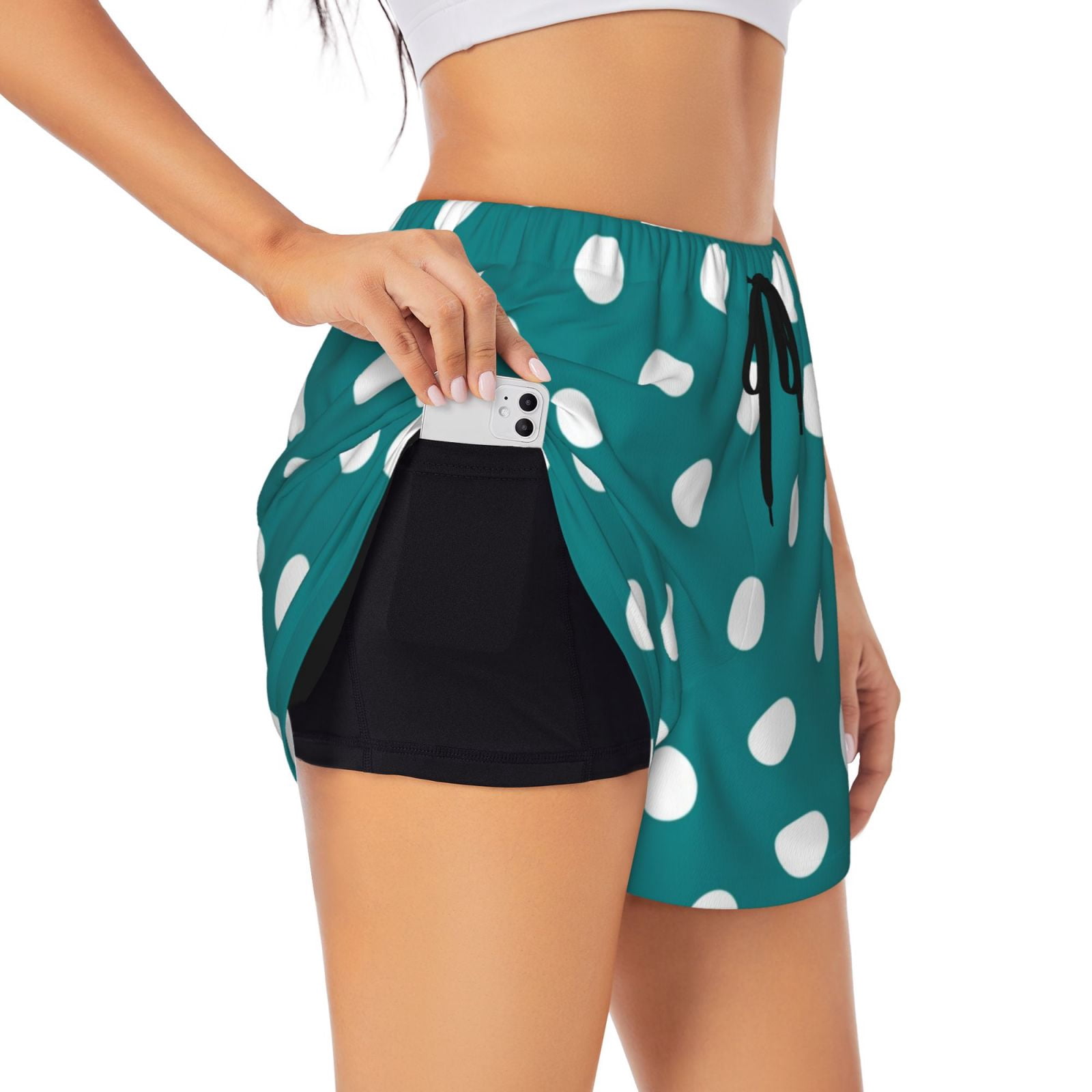 MD Run Shorts W - Multi Dots