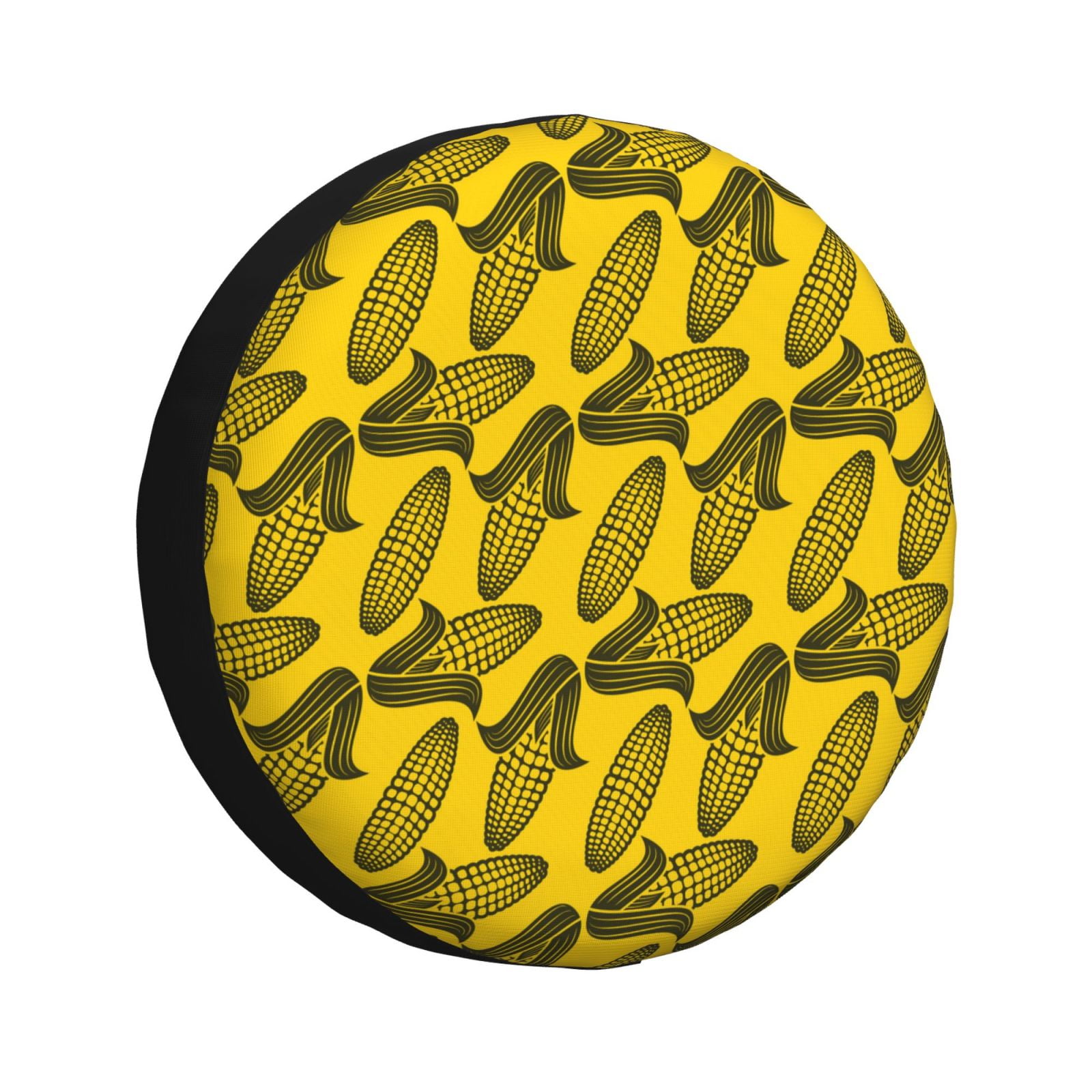 JUNZAN yellow Corn Spare Tire Cover Wheel Protector for Truck SUV