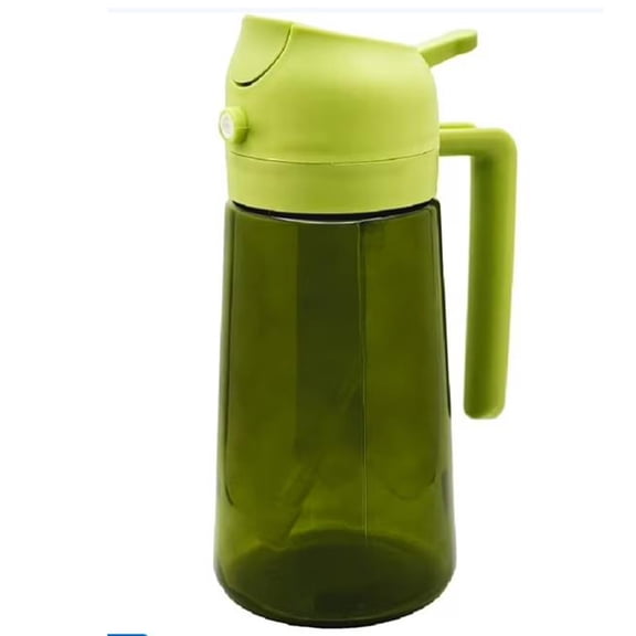 JUNZHIDAO Kitchen Maiden 2 in 1 Oil Dispenser, Convenient Oil Sprayer (Green1)