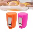 thumbnail image 1 of JUNZHIDAO Kitchen Raw Egg Shell Opener, Multifunctional Separator Handheld Cracker Tool for Cooking (Orange Pink), 1 of 7