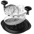 thumbnail image 1 of JUNZHIDAO Latest Chicken Shredder Tool Twist -10 Inches Large Meat Shredder with Cleaning Brush, Visible Shredded Chicken Chicken Breast Shredder, Ergonomic Handle, Dishwasher Safe, Anti-Slip(Black), 1 of 6