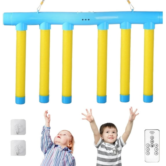 JUNZHIDAO Reflex Challenge Game, Drop Sticks Game,Catch The Stick Reflex Game, Hand Eye Coordination Training, Reaction Training Toy, for Kids and Adults (yellow)
