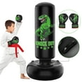thumbnail image 1 of JUOIFIP Kids Inflatable Punching Bag, 66", 2.5 lb, Green, 1 of 8