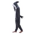 thumbnail image 1 of JUOLOET Unisex Adult Onesie Pajamas Animal One Piece Snug Fit Sleepwear Homewear（grey shark,Large）, 1 of 6