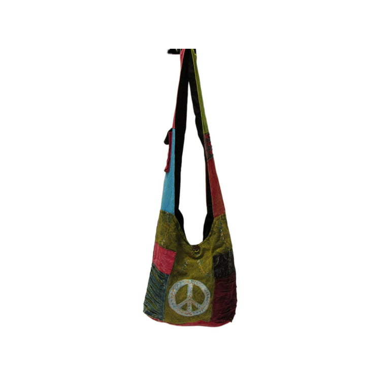 Boho bag - colorful hippie bag | handmade bohemian shoulder bag | Festival  hobo bag