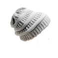 thumbnail image 1 of JUPA Place Satin Lined Winter Hats Cable Knit Beanie - Chunky Cap for All Types of Hair Cable Thick Warm Knit Hat for Women, 1 of 2
