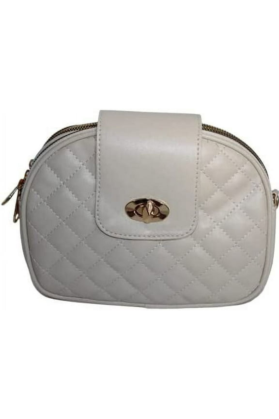 Small Faux Leather Quilted Crossbody Handbag - Stylish Versatile Women's Shoulder Crossbody Messenger Bags