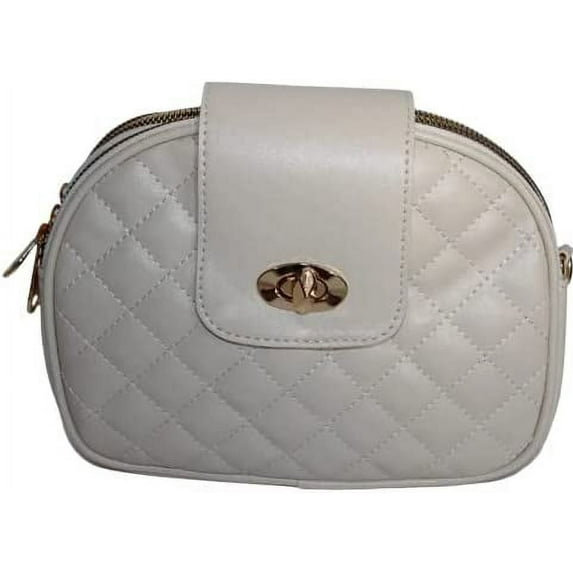 JUPA Place Small Faux Leather Quilted Crossbody Handbag - Stylish Versatile Women's Shoulder Crossbody Messenger Bags