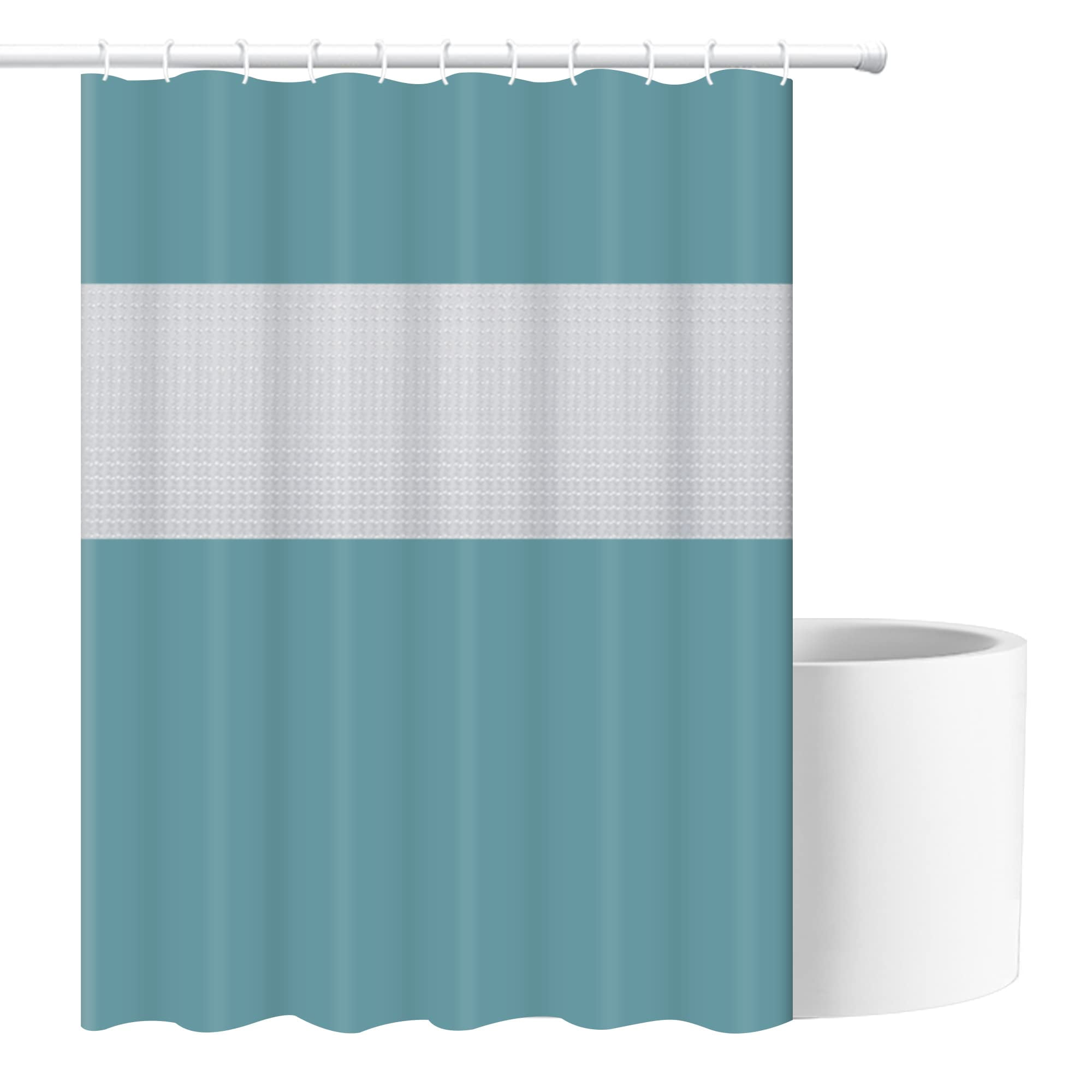 JUPA Place Waterproof Bohemian EVA Plastic Shower Curtain- Lightweight ...