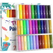 Jupitearth 24 Ct Tempera Paint Sticks,Quick Drying, Smooth,Non-Toxic and Washable for Kids and toddlers,Back to School Supplies,Art Supplies