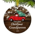 JUPPE Ideas Gifts for DHF10 New Grandparents, Our First Christmas As