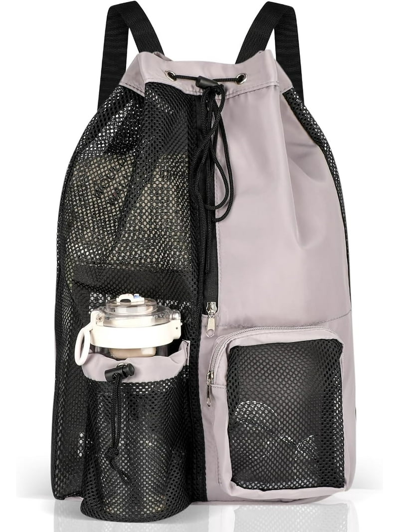 JUPSK Drawstring Backpack, Swimming Equipment Bag Gym Bag with