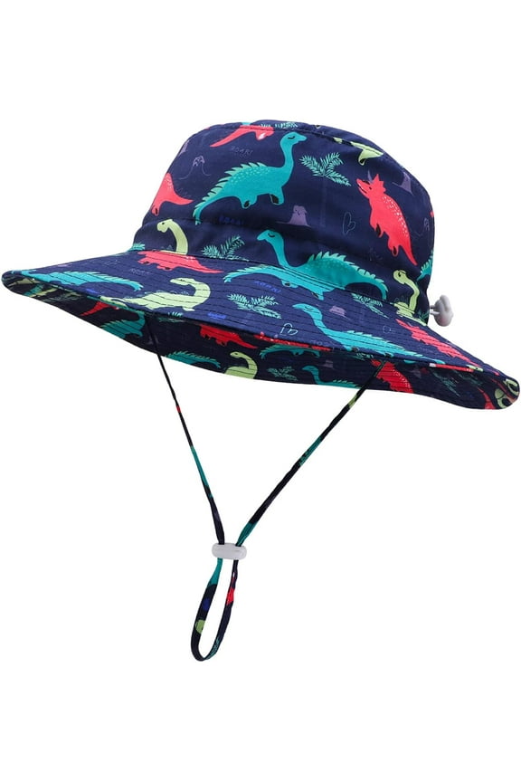 Kids' Bucket Hat, Child UPF50 Sun Protection Cap Foldable Baby Bucket Hat Sun Hat for Baby Boys Girls