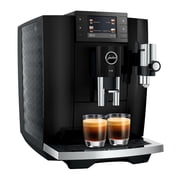 JURA E8 Automatic Coffee Machine with 27 Beverage Specialties Piano Black
