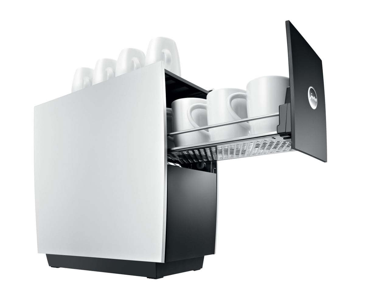 JURA Programmable Cup Warmer with 2 Drawers &amp;amp; Aluminum Cup Trays