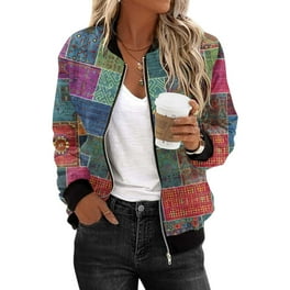 Women's Christmas Snowman Print Bomber Jacket Festive Holiday