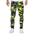 thumbnail image 1 of JURANMO Camouflage Print Jogger Pants for Men Mid Waisted Sport Lounge Pants Loose Comfy Graphic Sports Trousers, 1 of 4