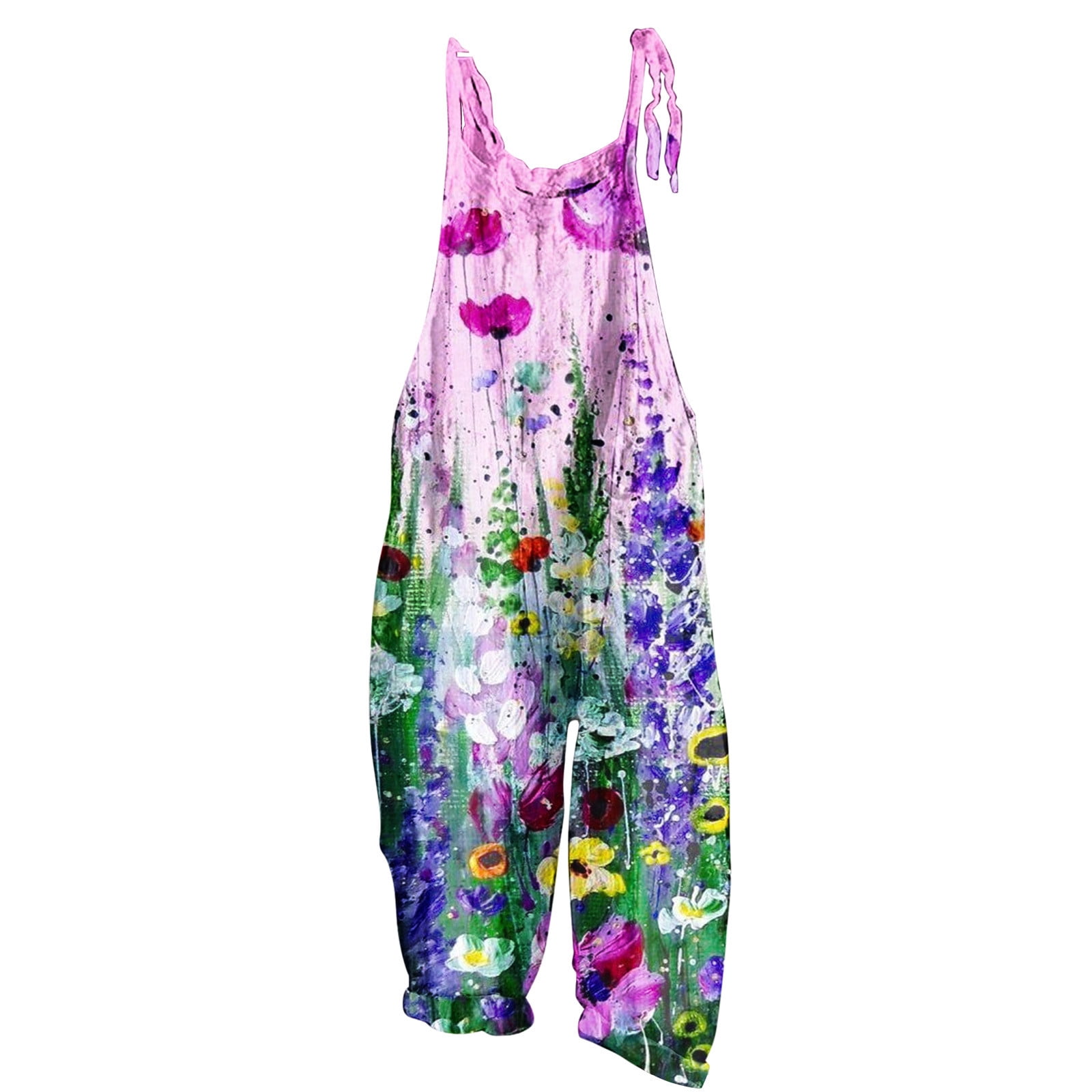 225162 Hippie Happy Summer Overalls