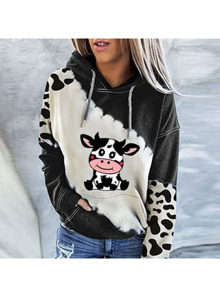 Cow pullover hotsell