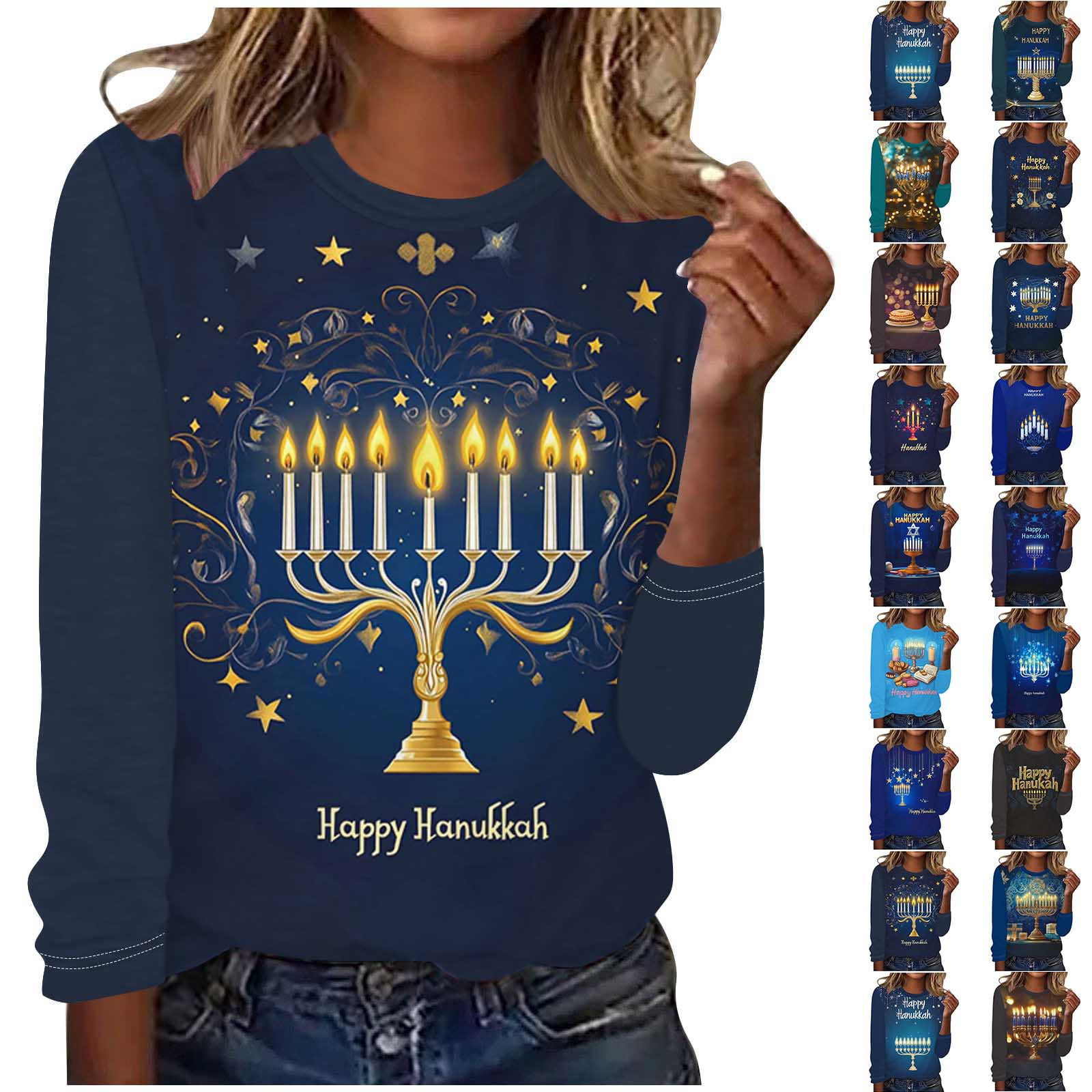 Hanukkah sweater women