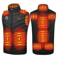 thumbnail image 1 of JURANMO Heated Jacket Vest for Womens and Mens,Plus Size Washable Heated Coat for Men and Women with Double Heating Levels 11 Heating Zones Heated Jacket 2024 Winter Printed Warm Down Heating Coats, 1 of 8