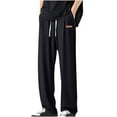 JURANMO Men's Casual Sweatpants Comfy Cooling Wide Leg Sweat Pants
