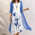 thumbnail image 1 of JURANMO Mother of the Bride Dresses,Womens Two-Piece Set Floral Print Midi Dress with Cardigan Chiffon Formal Party Sleeveless Plus Size Wedding Guest Dresses for Women 2024 Resort Wear, 1 of 7