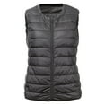 thumbnail image 1 of JURANMO Puffer Vest Women Plus Size,Womens Light Weight Classic V-neck Solid Color Warm Down Jacket Large Size Slim Short Coats 2024 Winter Trendy Portable Waistcoat Sleeveless Vest with Full Zipper, 1 of 9