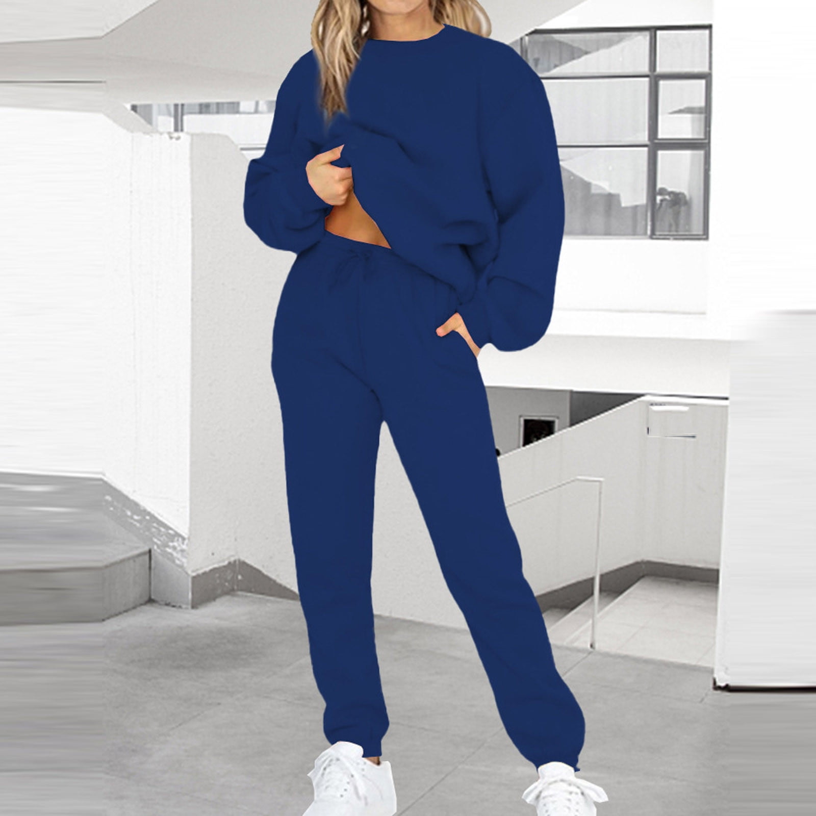 JURANMO Women 2 Piece Tracksuit,Women Casual 2 Piece Outfits 2024