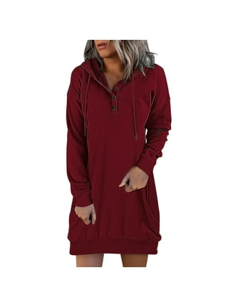 Hooded tunic dress hot sale