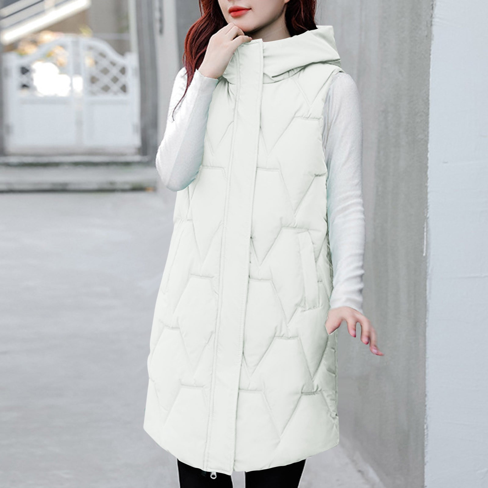 Winter Vests for Women 2023 New Fashion Oversize Sleeveless Parkas With Big  Pockets Thick Warm Zipper Elegant Coats – the best products in the Joom  Geek online store