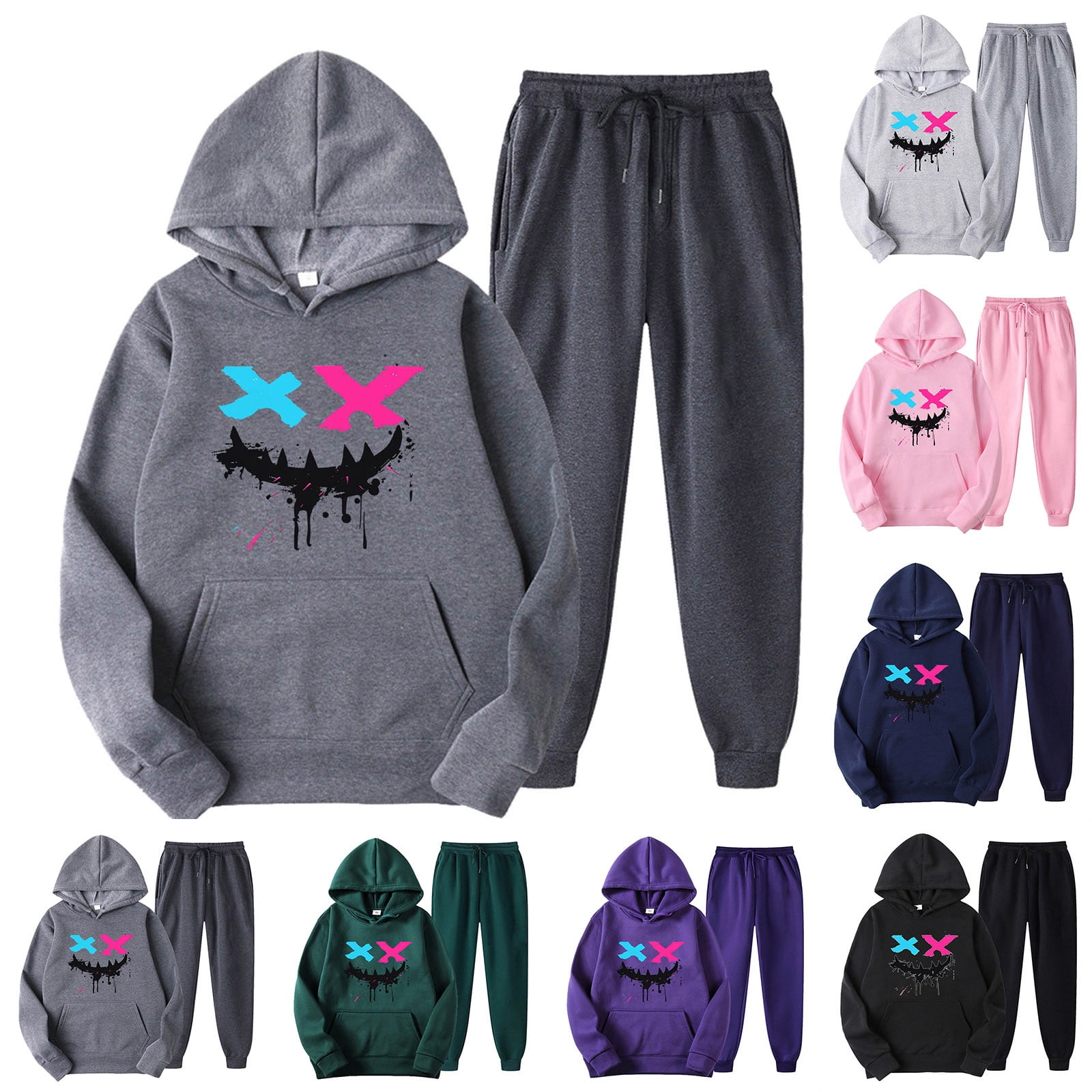 Lovskoo Women 2 Piece Outfits Sweatsuit Set 2023 Fall