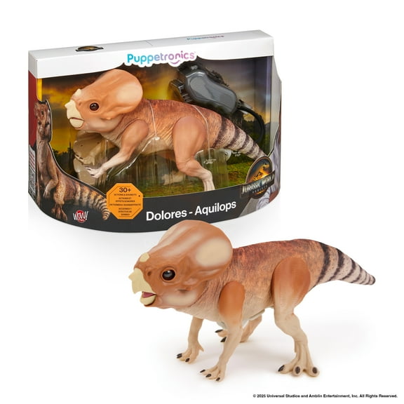 Jurassic World, Dolores Deluxe Puppetronic Action Figure, Electronic Pet, Children Ages 3+