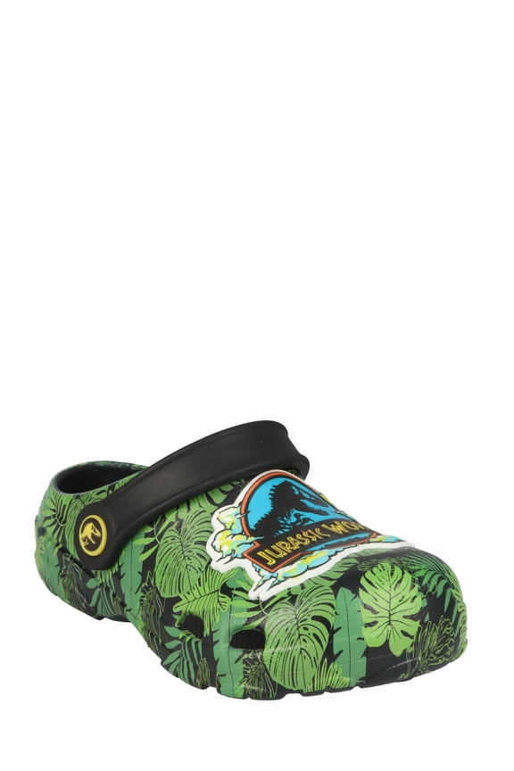 Toddler Boys Casual Black Clogs with Back Strap