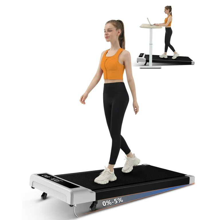 Walking pad with Incline Walking Pad Treadmill 2 in 1 Walking pad for Walking and Jogging 2.5HP Compact Treadmill for Home Office with Remote