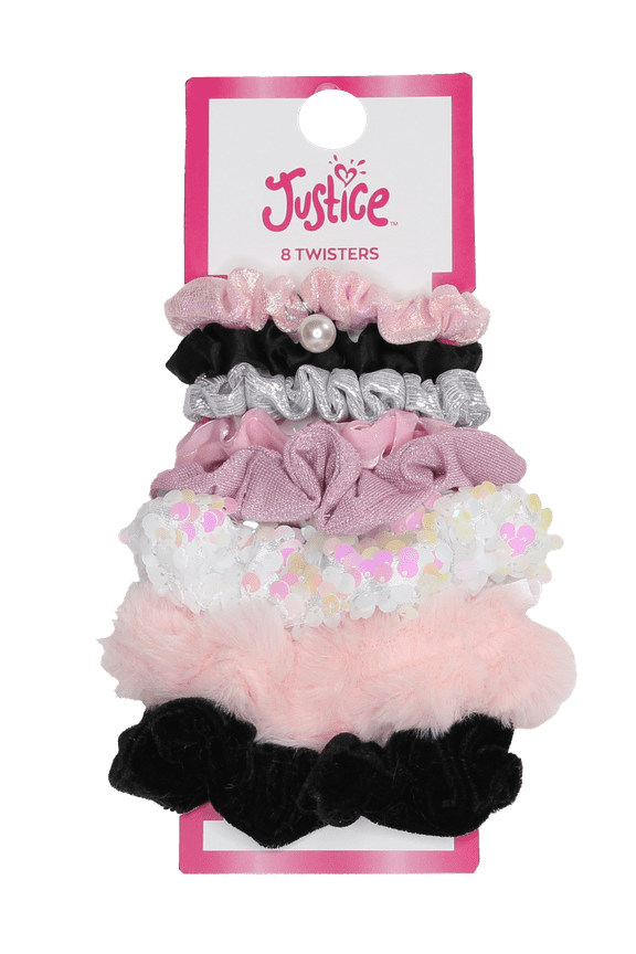 Girl's 8-Piece Twister Hair Accessory Set - Pink