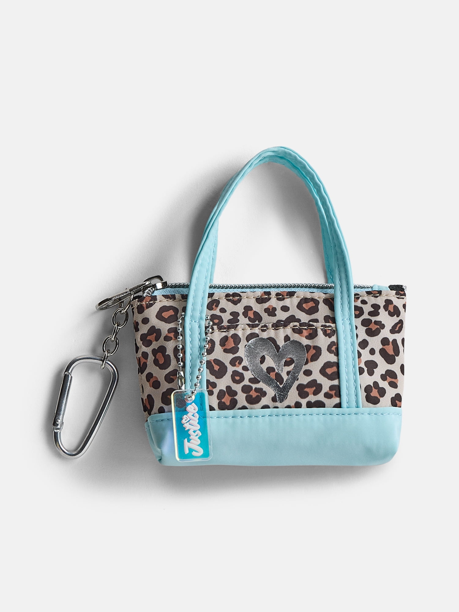 Justice Girls Mini Tote Bag Charm, Cheetah