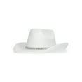 thumbnail image 1 of Justice Girls Cowboy Hat, White, 1 of 8