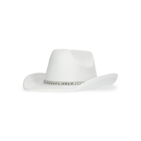 Girls Cowboy Hat, White