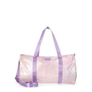 Justice Girls Print Round Duffle Bag, Pink