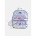 thumbnail image 1 of Justice Girls Pocket Mini Backpack, Iridescent, 1 of 4
