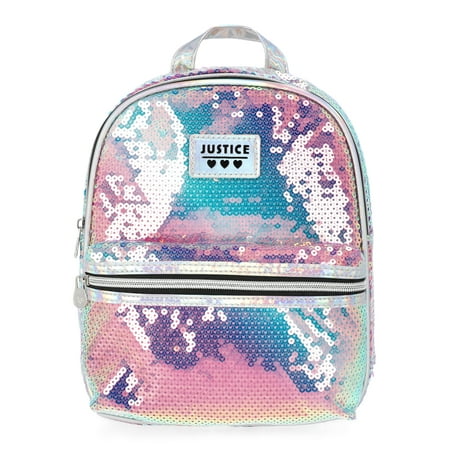 Justice Girls Pocket Mini Backpack, Multi