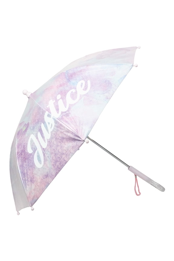 Girls Umbrella, Stick Style, Curved Handle