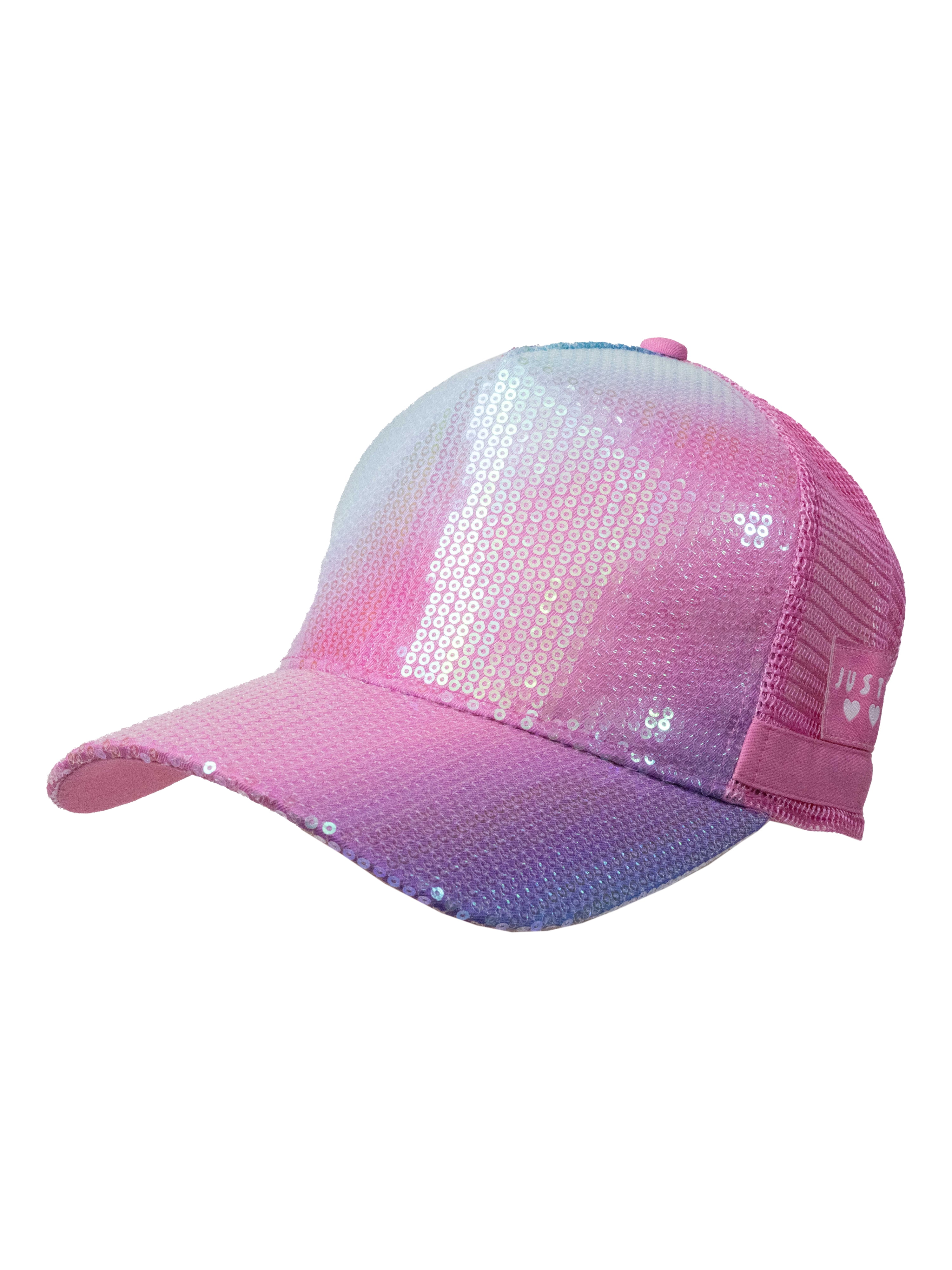 Only Multicolor Marabou Cap (Baseball Women\'s Hat) Multi Color Stripe Baseball – Hats.com main image 3