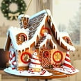 thumbnail image 1 of JUSEO Christmas Gingerbread House Decorations Hanging Tree Ornaments Cute Holiday Decor for Living Room Bedroom Festive Home Accent and Family Celebration Christmas Party Decorations, 1 of 6