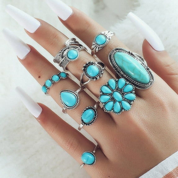 JUSIP Gold Knuckle Rings Set for Women, Cute Stackable Finger Midi Rings, Dainty Chunky Stacking Statement Womens ring pack