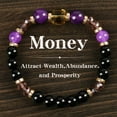 thumbnail image 1 of JUSIP Prosperity & Wealth Beaded Bracelet - Empathy Protection Jewelry Gift with Citrine & Stones, 5.9-7.87" - Brings Serenity & Good Luck, 1 of 7
