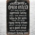 thumbnail image 1 of JUSIP Vintage 12 X 8 INCH Plaque Tin Sign Sit And Relax ENJOY Rest Drink Porch Wall Decor Metal Sign for Home Cafes Office Store Pubs, 1 of 5